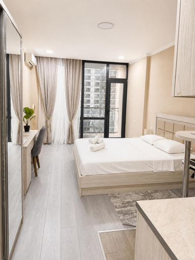 Bedroom, Dar Tower Batumi Sea & Park View Studio, Batumi