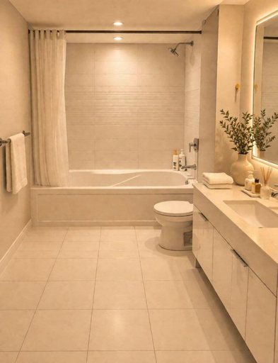 Bathroom, Toronto Entertainment District Suites, Toronto