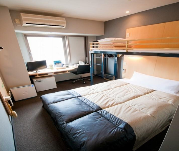 Bedroom 4, Super Hotel Nara Shin Omiya Ekimae, Nara