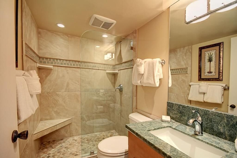 Bathroom, Kihei Beach, #307 1 Bedroom Condo by RedAwning, Maui