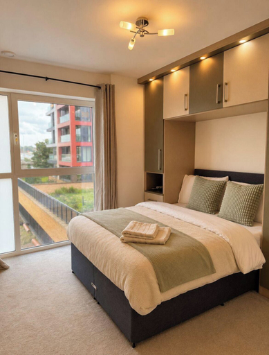 Room 3, Apartment Sleeps 4 With Balcony, Southampton