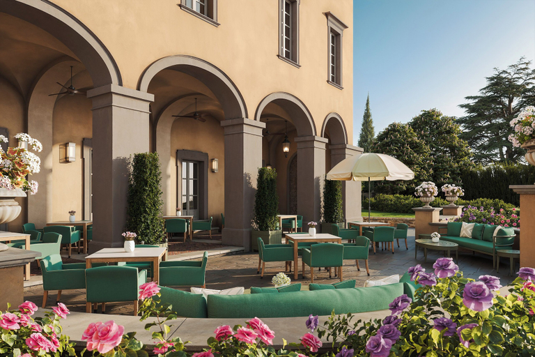Outdoor dining, Borgo Pignano Florence, Florence