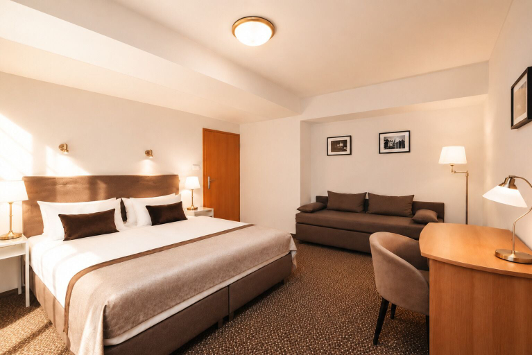 Bedroom 3, COLORFACTORY SPA Hotel, Praha 7