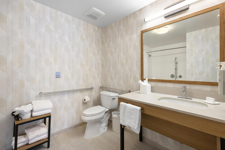 Bathroom 4, Hampton Inn & Suites Lancaster, Los Angeles