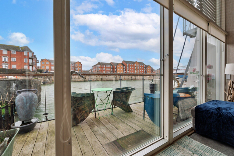 Balcony 2, Houseboat in Central Liverpool, Sefton