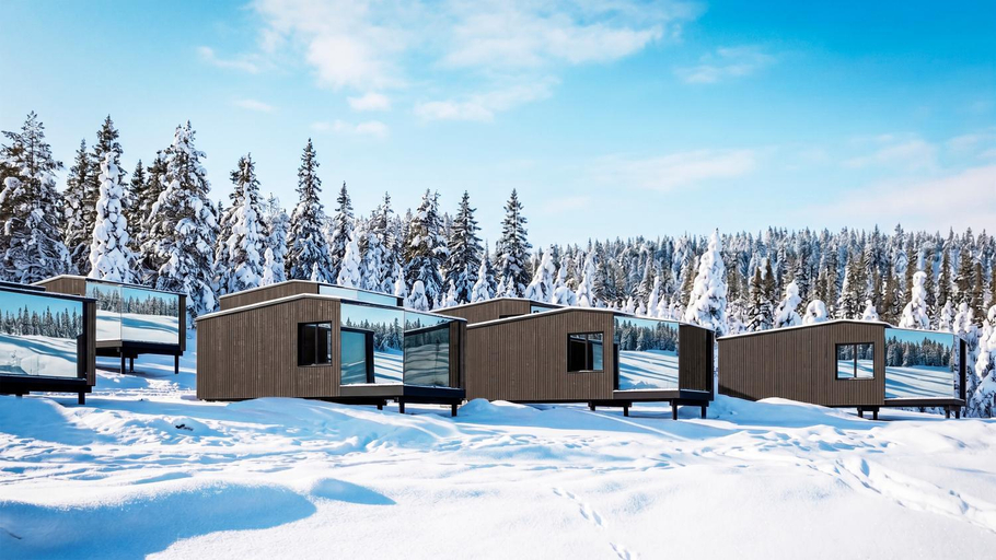 Exterior view 3, Aava Glass Igloos, Lapland