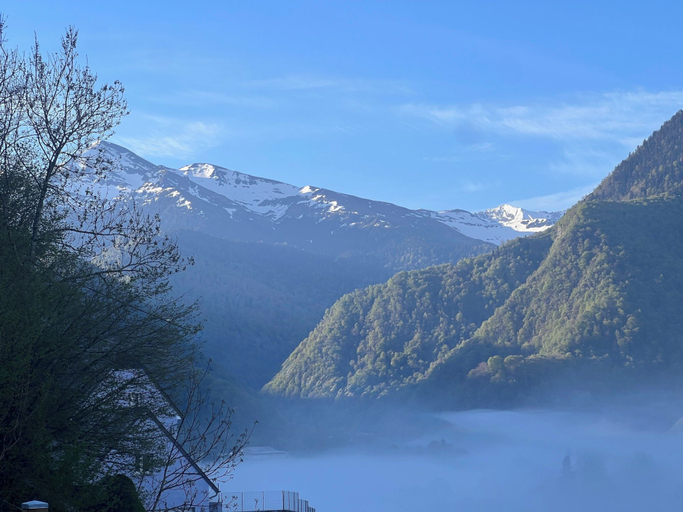 View from room, Les fontaines de Gazost, Hautes-Pyrénées