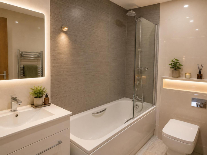 Bathroom 5, Charlotte Double Room, London