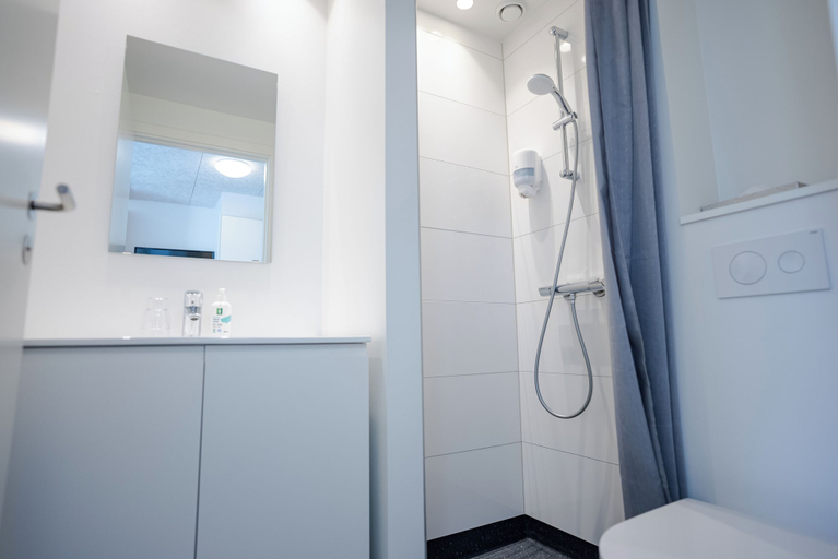 Bathroom 5, Severin Kursuscenter og Konferencehotel, Middelfart
