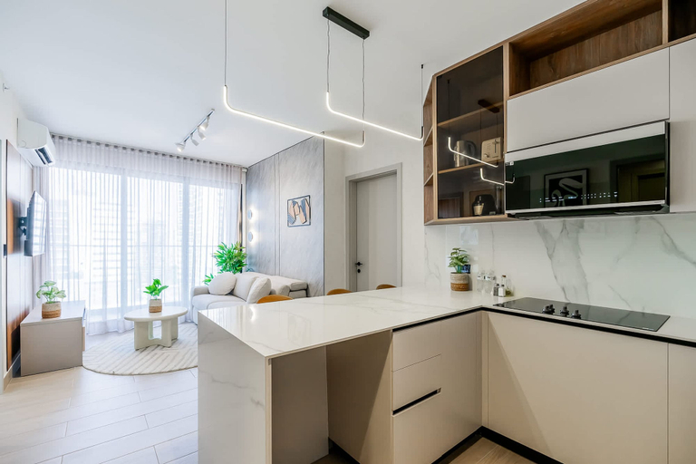 Room 4, w Upscale 2BR w Balcony AC in San Francisco, Panamá