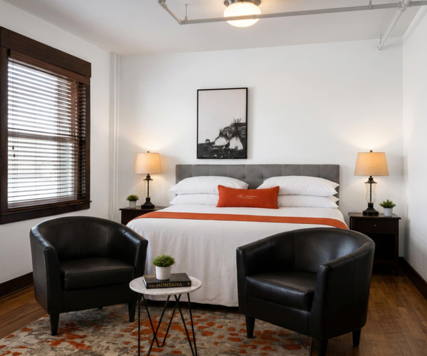 Bedroom 3, The Andrus Hotel, Beaverhead