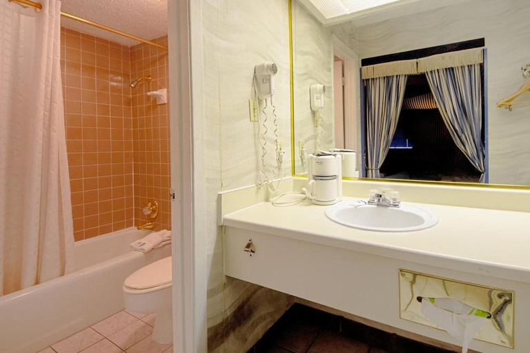 Bathroom 4, Economy Inn & Suites, Denton