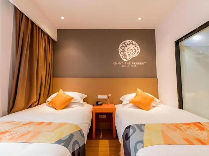 Bedroom 2, Shell Shanghai Yangpu District Pingliang Road Binjiang Hotel, Shanghai