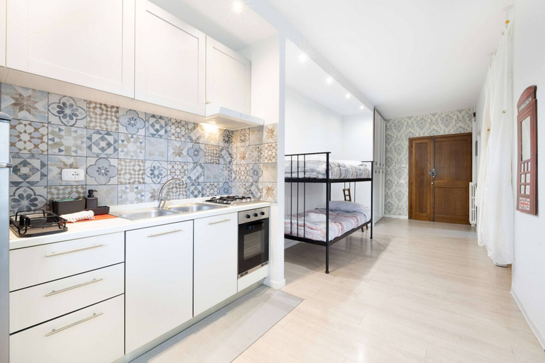 Private kitchen, Charming Modern Loft With Sea View in Riccione Hills, Rimini