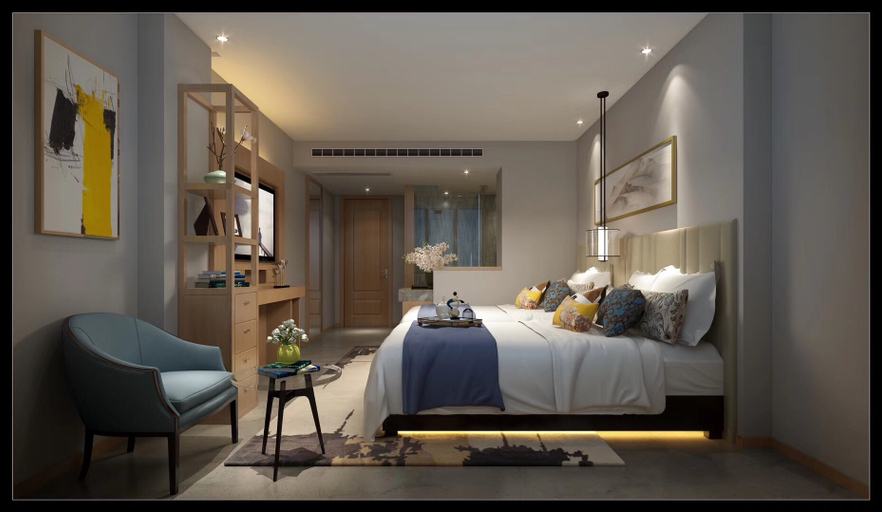 Bedroom 2, Hengdian Zhou Qin Hotel, Jinhua