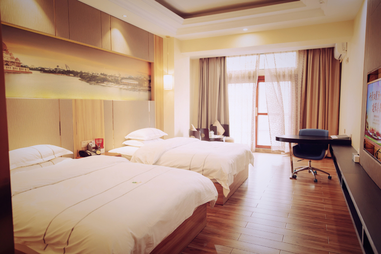 Bedroom, Yujingtan Shanshui Hotel (Mangshi Airport Store), Dehong Dai and Jingpo