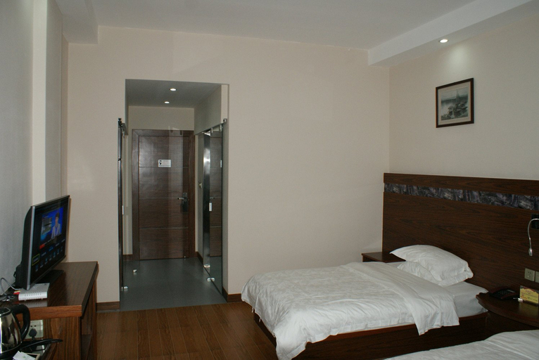 Bedroom 2, Jiafang Business Hotel, Jiaxing