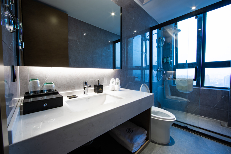 Bathroom, wan zhong hotel, Xiangtan
