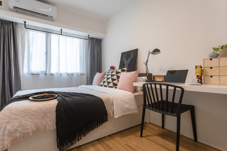 Bedroom, CJIA Apartment (Shenzhen Nanshan Lilin Metro Station), Shenzhen