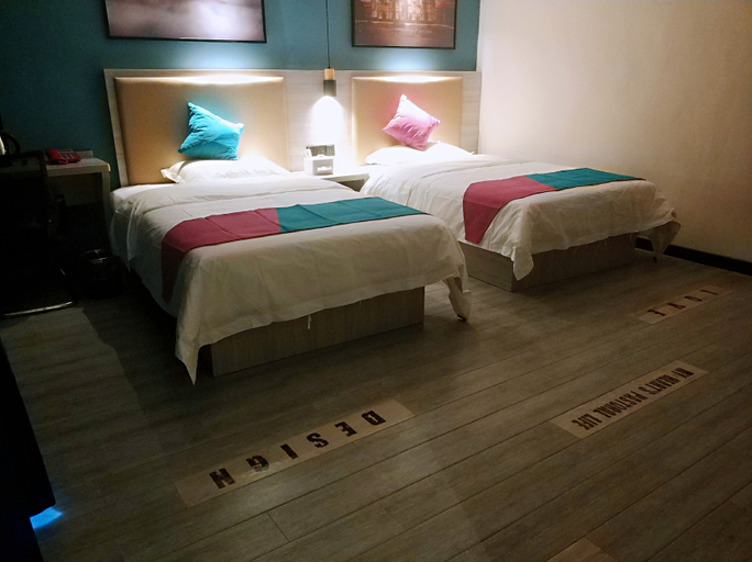 Bedroom 2, Vee Hotel Nanning Guangyi Xiangsi Lake Campus Store, Nanning