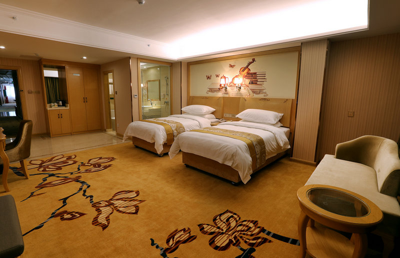 Bedroom 2, ウィーン 3 ベストホテル(横州バスステーション)(维也纳3好酒店(横县汽车总站店)), Nanning