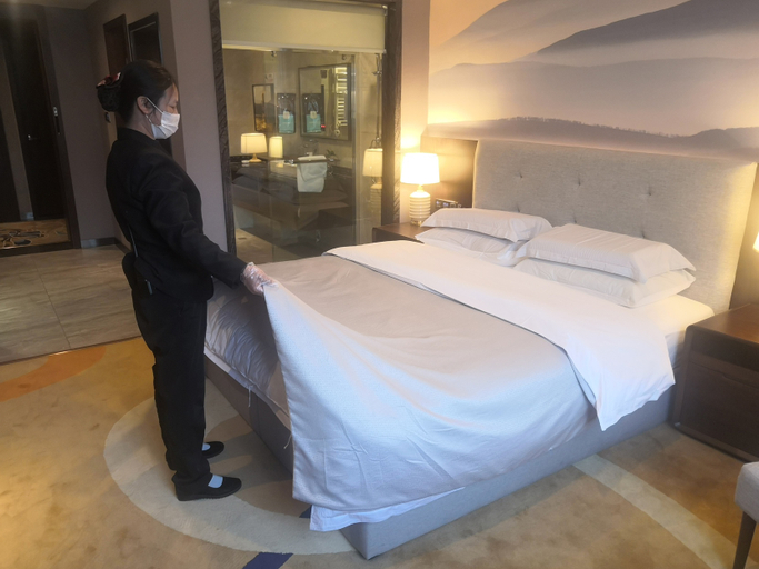 Bedroom 2, Hualv Hotel, Liangshan Yi