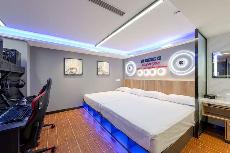 Bedroom, Youhuo dianjing Hotel (Yichang CBD store), Yichang