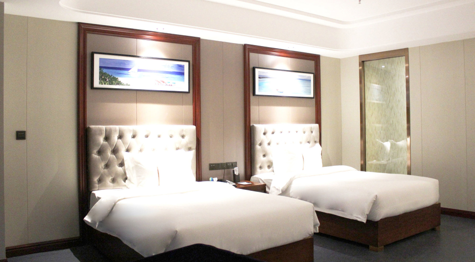 Bedroom 2, Yacht Holiday Hotel, Xiangfan