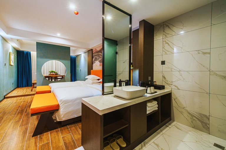 Bathroom, Yunbo Hotel (Xintiandi Plaza Store), Huaihua