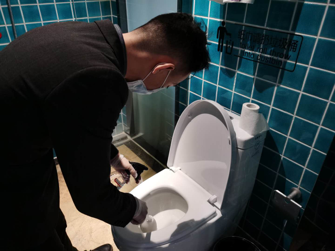 Bathroom 3, Yudie Theme Hotel (Jiangke University Taizidian Subway Station Store), Nanchang