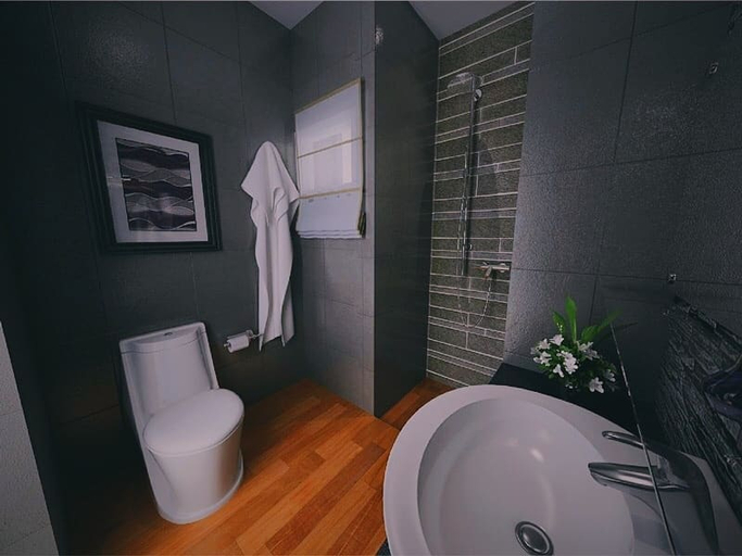 Bathroom 3, LARIZ Depari Hotel, Medan