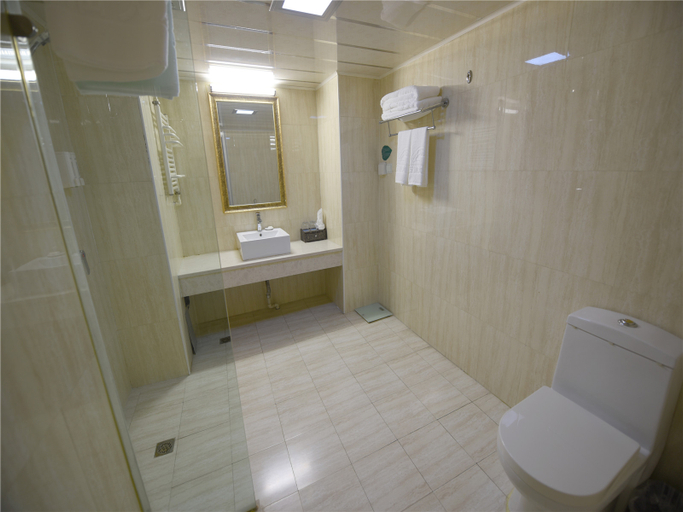 Bathroom, Gem Flower Baimalang Hotel, Lanzhou