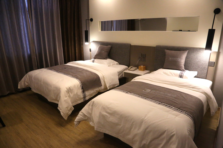 Bedroom, City 118 Chain Hotel (Yixian Yingbin Avenue Branch), Baoding