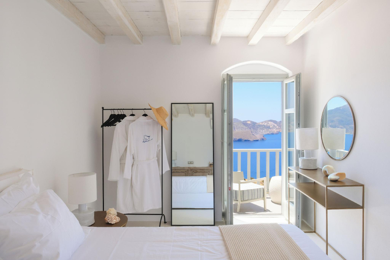 Bedroom 3, Odyssey Rock Milos Sunset Suites, South Aegean