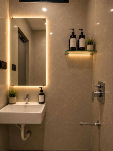 Bathroom 3, Kubo Hotels-Formerly Hotel The Bhaiji, Raipur