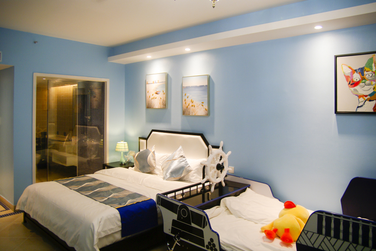 Bedroom 3, Jun Xi International Theme Apartment, Huizhou
