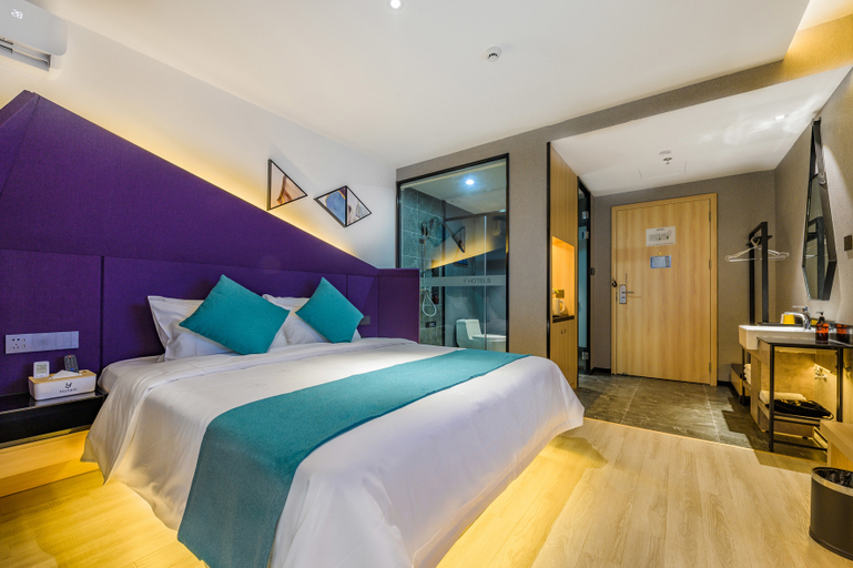 Bedroom 2, Y Hotel (Wuxi Nanchang street South temple), Wuxi