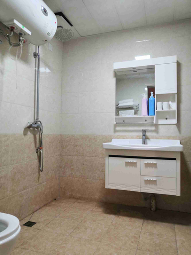 Bathroom 3, Langqin Themed Homestay (Baolong Plaza), Xinxiang