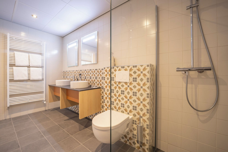 Bathroom 5, Fletcher Landhotel De Borken, Westerveld