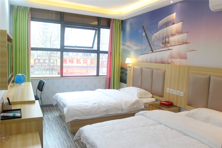 Bedroom 2, Wuhan City boutique hotel, Wuhan