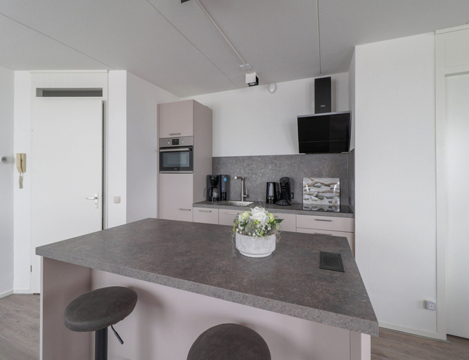 Private kitchen 3, Sun-facing Apartment With Ijsselmeer Views, Wûnseradiel