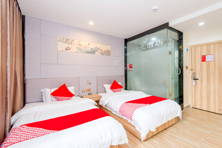 Bedroom, Golden Lotus Hotel, Shenzhen