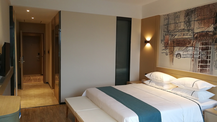 Bedroom, City Comfort Inn Xiangyang Gucheng Railway Station, Xiangfan
