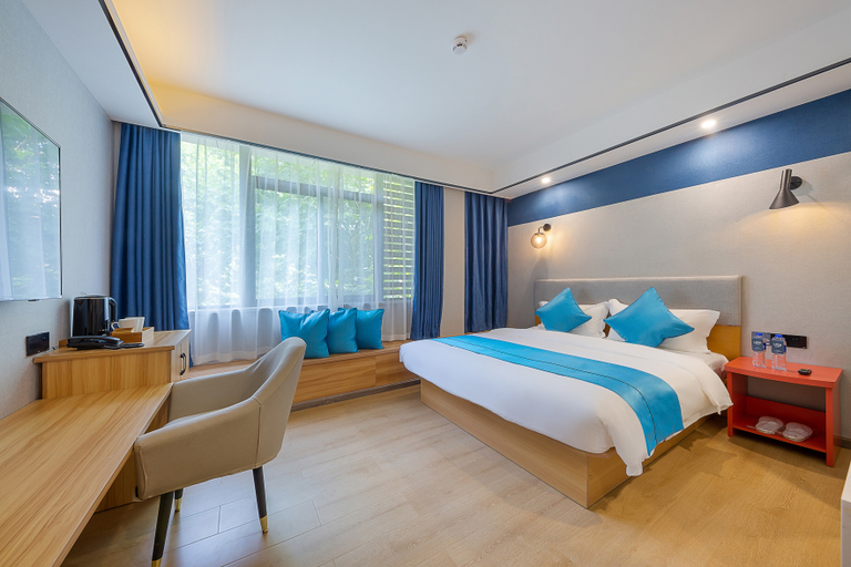 Bedroom 2, Shunan Hainapinshang Hotel (Shaoxing Lu Xun's Hometown Yintai Store), Shaoxing