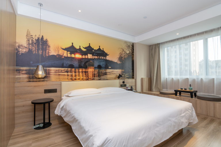 Bedroom, Zhuduor Hotel (Yangzhou Wanda Plaza), Yangzhou