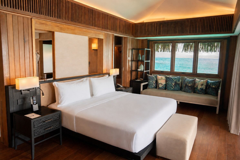Bedroom 3, Conrad Bora Bora Nui, Bora Bora