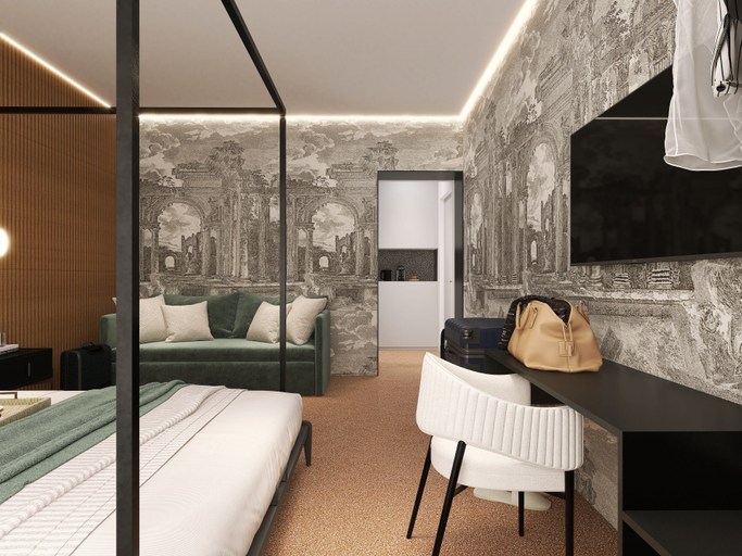 Bedroom 4, Habito Suites, Rome