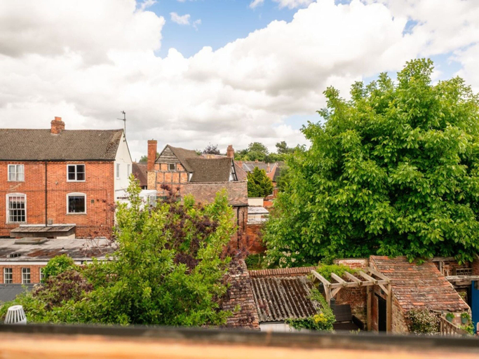 View from property 5, Victorian Caernarfon House for 6, Gloucestershire