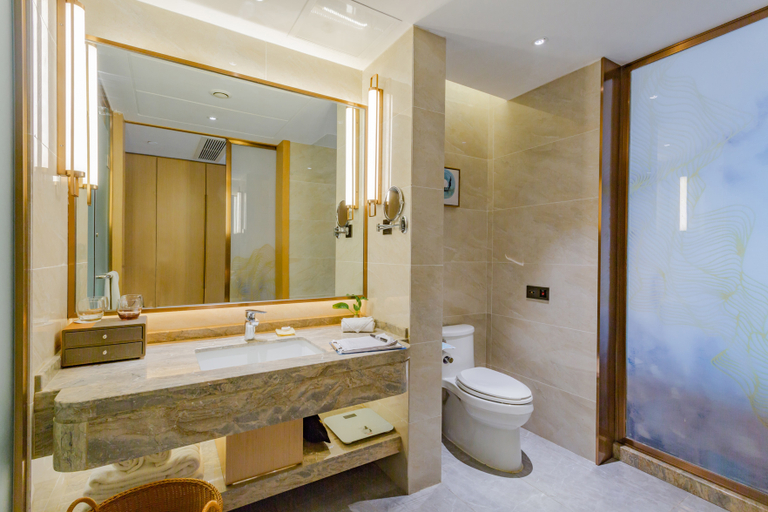 Bathroom, Lindao Holiday Inn, Chengdu
