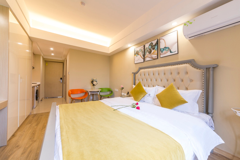 Bedroom, Lafeite Select Apartment, Chengdu